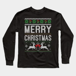 Merry Christmas ugly christmas sweater Long Sleeve T-Shirt